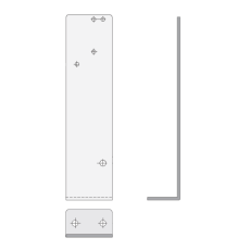 812.1-BB-205 - Bracket for Mid range distance sensor